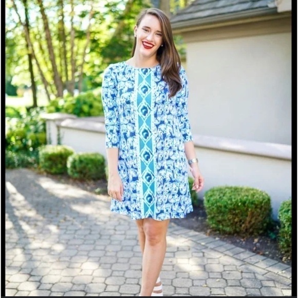 Lilly Pulitzer Ophelia Swing Dress in Get Trunky - size xs - Picture 1 of 7